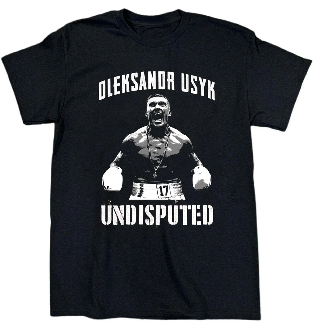 Oleksandr Usyk Star Heavy Cotton Black All Size - Adult & Kids T-Shirts, Sweatshirts & Hoodies apparel design preview 1