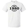 46th Birthday Gift For 46 Year Old Established 1980 - Adult & Kids T-Shirts, Sweatshirts & Hoodies apparel design preview 1