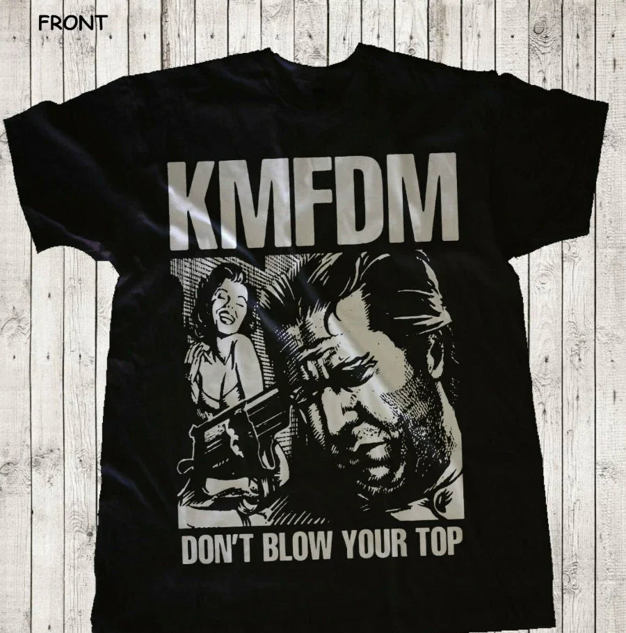 KMFDM Angst Classic German Industrial Rock - Adult & Kids T-Shirts, Sweatshirts & Hoodies apparel design preview 1
