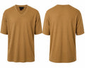 Tulliano 4X Big Tall Ribbed V Neck Tan Brown Stretch - Adult & Kids T-Shirts, Sweatshirts & Hoodies apparel design preview 1