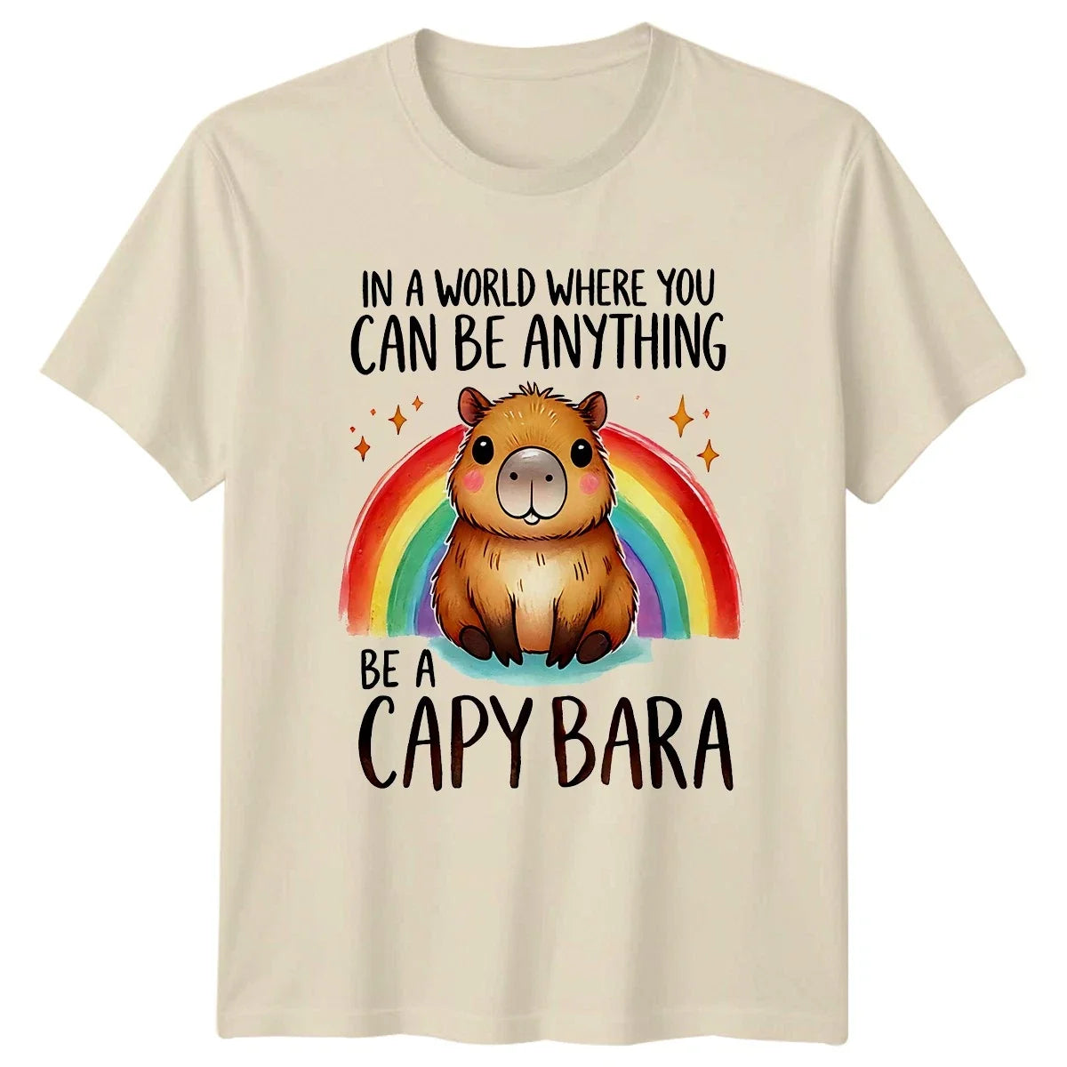 In A World Where You Can Capybara Animals Gift For - Adult & Kids T-Shirts, Sweatshirts & Hoodies apparel design preview 1