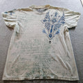 Raw State Men Redemption Winged Cross White Blue - Adult & Kids T-Shirts, Sweatshirts & Hoodies apparel design preview 1