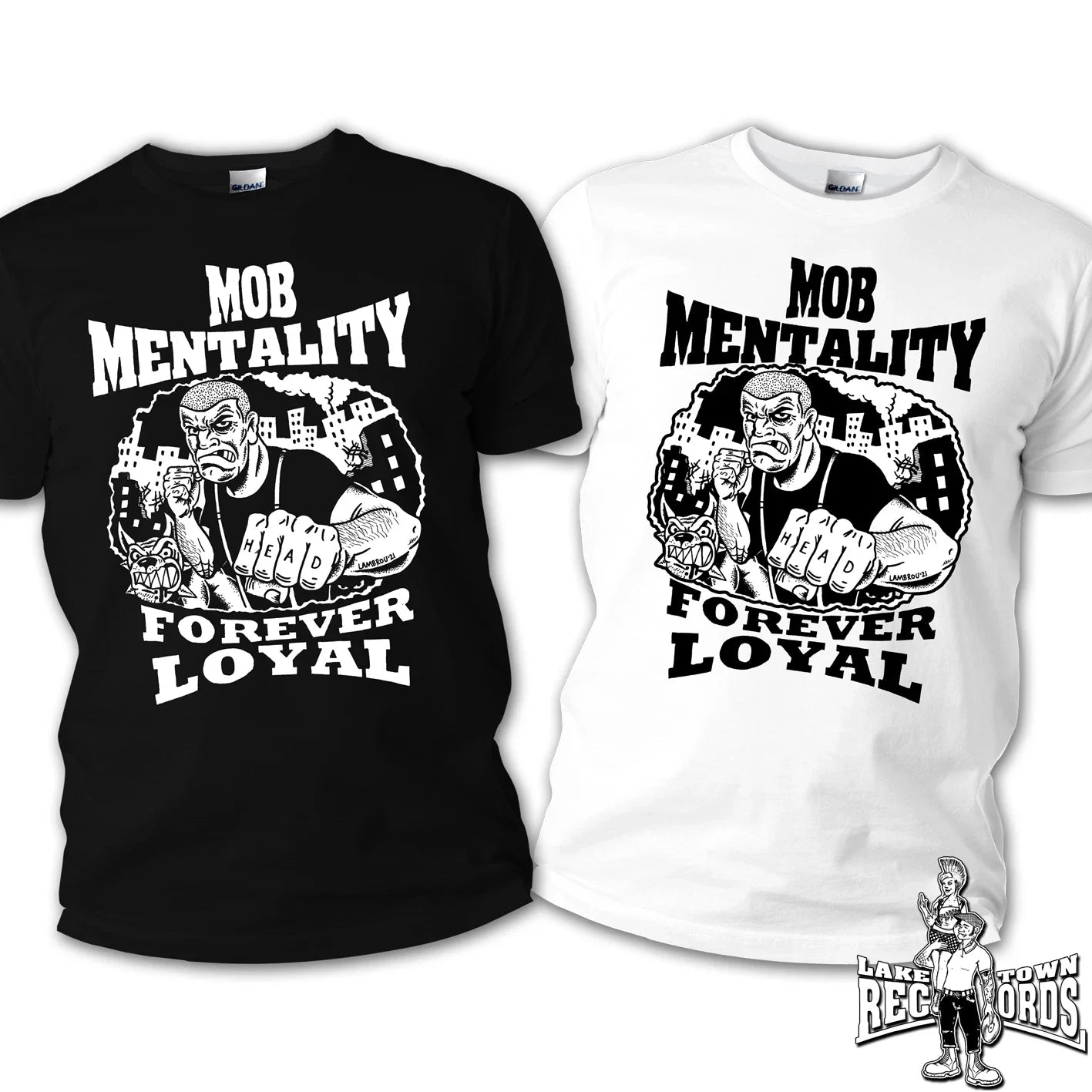 MOB MENTALITY FOREVER LOYAL S-3XL Skinhead Oi! - Adult & Kids T-Shirts, Sweatshirts & Hoodies apparel design preview 1