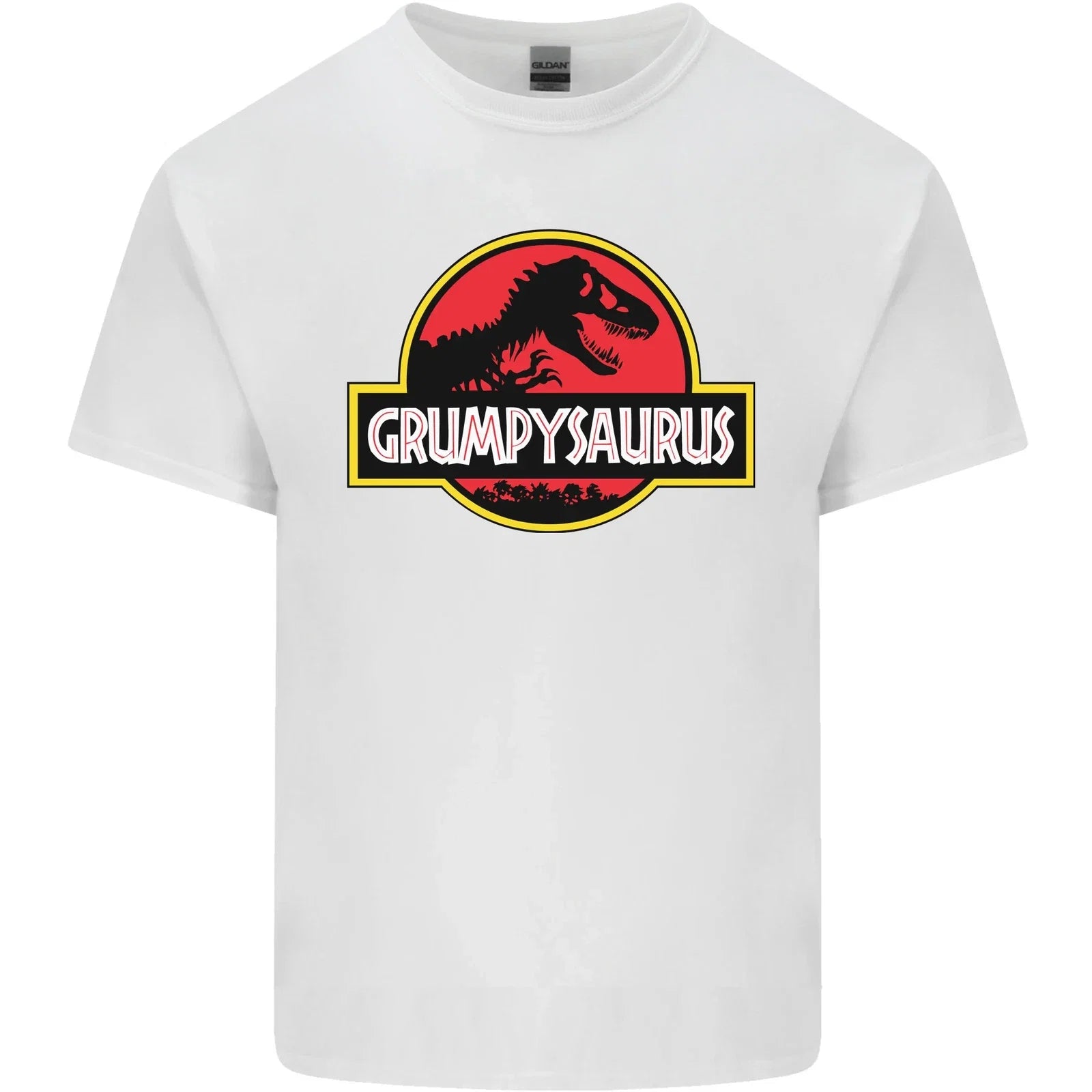 Grumpysaurus Funny Grumpy Old Git Man Mens Cotton Top - Adult & Kids T-Shirts, Sweatshirts & Hoodies apparel design preview 1