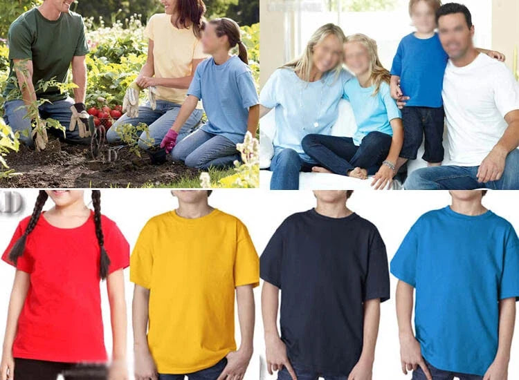 AU SELLER Kids to Adult Unisex 100% Cotton Plain - Adult & Kids T-Shirts, Sweatshirts & Hoodies apparel design preview 1