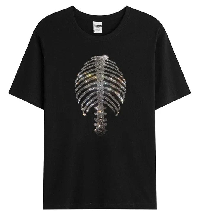 New Men Luxury Diamond Xray Chest Rhinestones Fashion - Adult & Kids T-Shirts, Sweatshirts & Hoodies apparel design preview 1