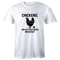 Chickens The Pet That Poops Breakfast Men's Funny - Adult & Kids T-Shirts, Sweatshirts & Hoodies apparel design preview 1