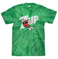 7UP Soda Mens Kelly Green Tie Dye - Adult & Kids T-Shirts, Sweatshirts & Hoodies apparel design preview 1