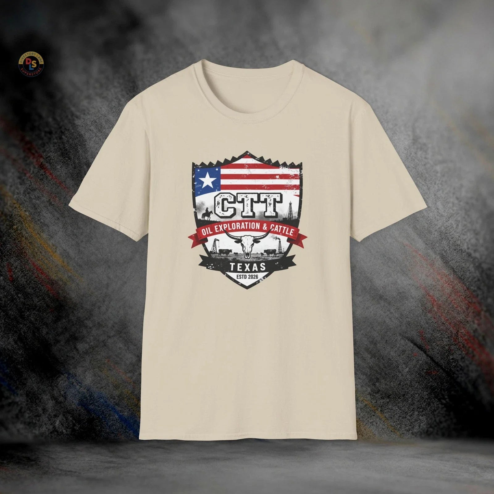 Landman CTT Oil Cattle Company Softstyle - Adult & Kids T-Shirts, Sweatshirts & Hoodies apparel design preview 1