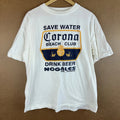 VTG Y2K Corona Beach Club Save Water Drink Beer - Adult & Kids T-Shirts, Sweatshirts & Hoodies apparel design preview 1