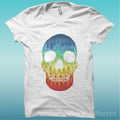 Skull Coloured White The Happiness Is Have My New - Adult & Kids T-Shirts, Sweatshirts & Hoodies apparel design preview 1