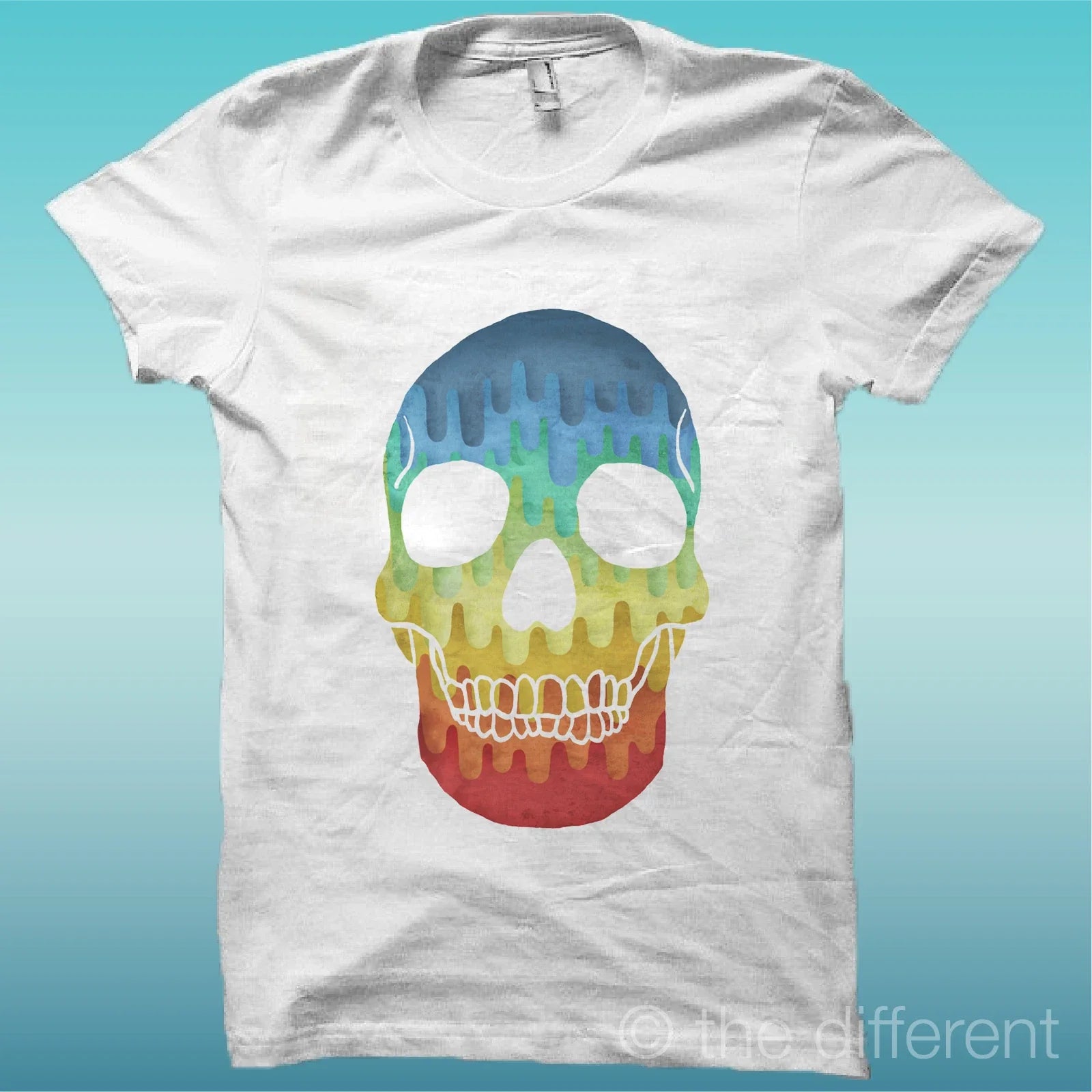 Skull Coloured White The Happiness Is Have My New - Adult & Kids T-Shirts, Sweatshirts & Hoodies apparel design preview 1