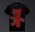New Men Fashion Diamond Bear Rhinestones Luxury Black - Adult & Kids T-Shirts, Sweatshirts & Hoodies apparel design preview 1