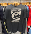Vintage Quicksilver Mens Size Large Black Faded Logo - Adult & Kids T-Shirts, Sweatshirts & Hoodies apparel design preview 1
