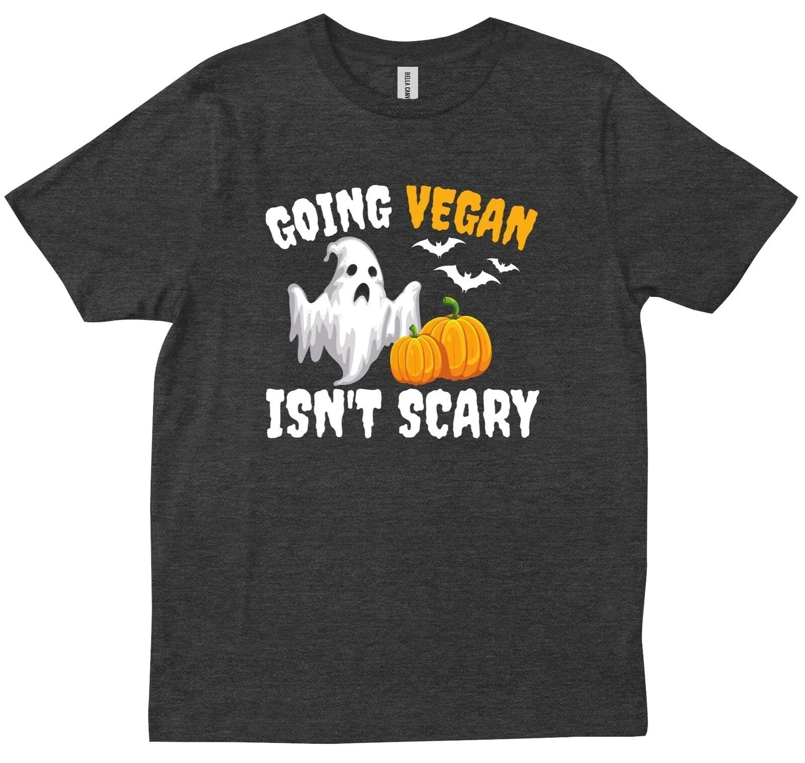 Going Vegan Isn't Scary Halloween Sarcastic Saying - Adult & Kids T-Shirts, Sweatshirts & Hoodies apparel design preview 1
