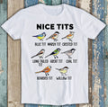 Nice T*ts Funny Bird Marsh Blue Crested Unisex Gift - Adult & Kids T-Shirts, Sweatshirts & Hoodies apparel design preview 1