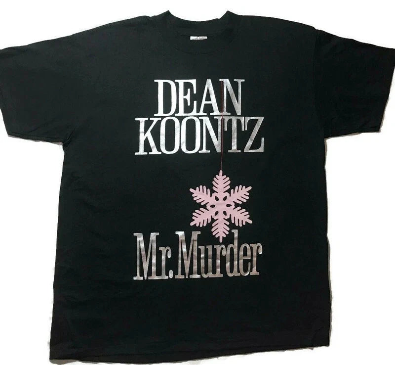 1993 Dean Koontz Mr. Murder sz XL Mens Womens black - Adult & Kids T-Shirts, Sweatshirts & Hoodies apparel design preview 1