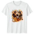 Cute Fall Dachshund Watercolor Womens Birthday Gift - Adult & Kids T-Shirts, Sweatshirts & Hoodies apparel design preview 1
