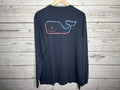 Vineyard Vines Mens Blue Vintage Whale Graphic Medium - Adult & Kids T-Shirts, Sweatshirts & Hoodies apparel design preview 1