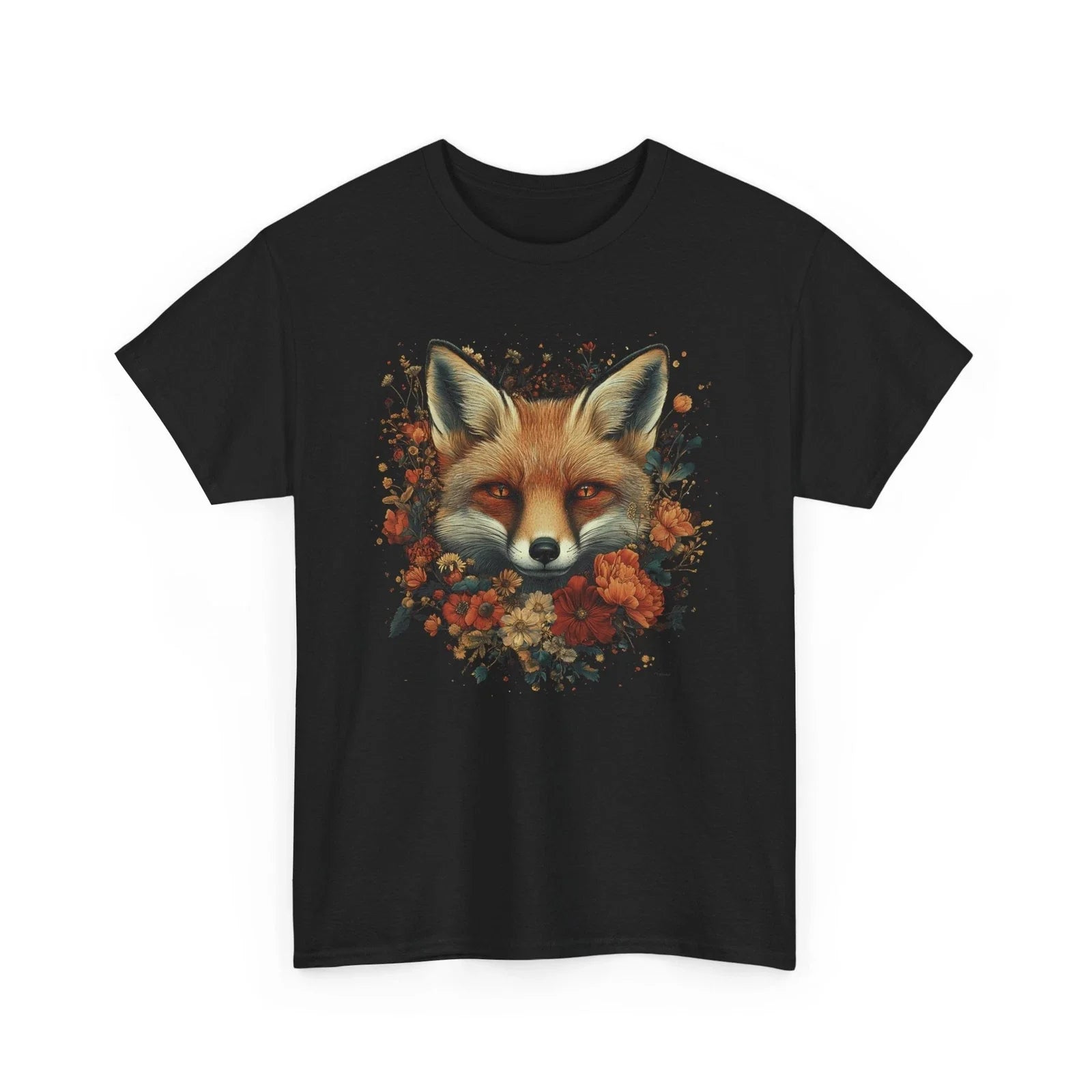 Fall Aesthetic Autumn Leaves Pumpkin Spice Fox Head - Adult & Kids T-Shirts, Sweatshirts & Hoodies apparel design preview 1
