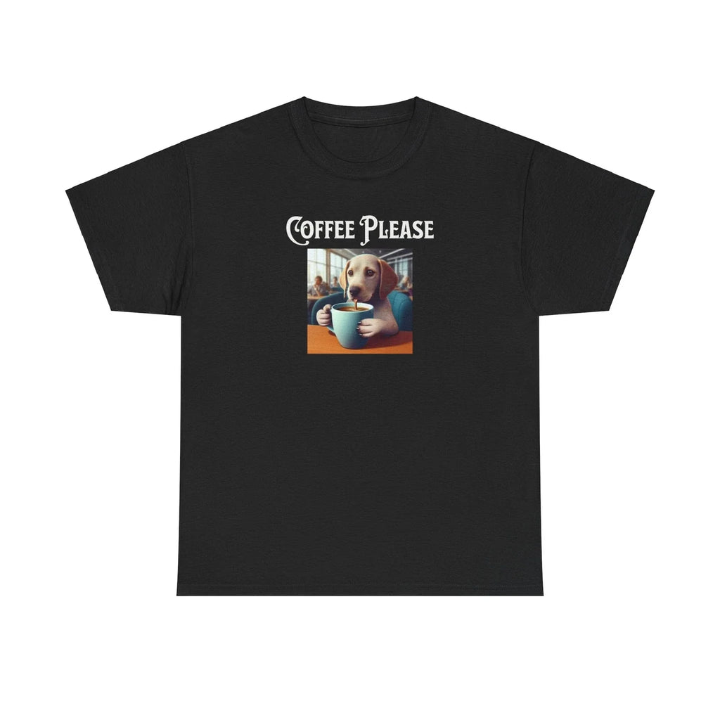Coffee Drinking Dog Graphic - Adult & Kids T-Shirts, Sweatshirts & Hoodies apparel design preview 1