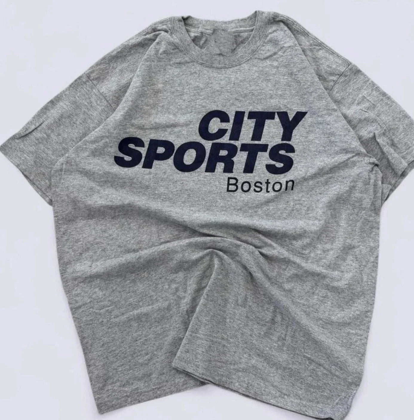 Vintage Grey and black City Sports Boston NWT - Adult & Kids T-Shirts, Sweatshirts & Hoodies apparel design preview 1