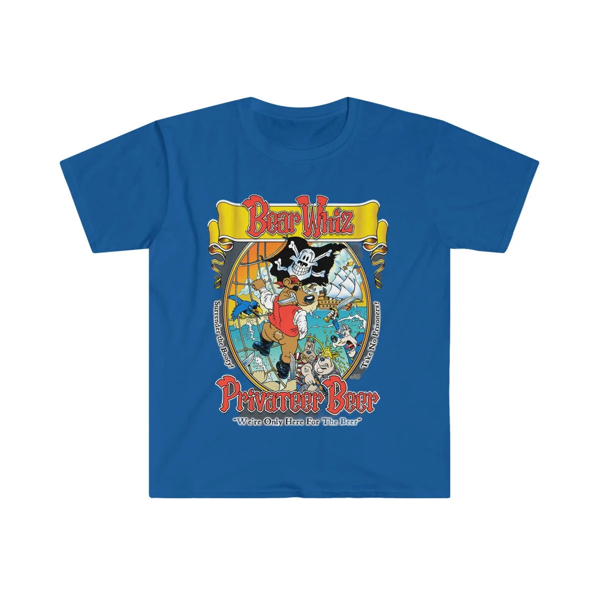 Soft Cotton Bear Whiz Privateer Beer. - Adult & Kids T-Shirts, Sweatshirts & Hoodies apparel design preview 1