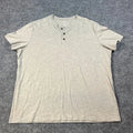 Sonoma Mens XXL Henley Gray Soft Knit Minimalist - Adult & Kids T-Shirts, Sweatshirts & Hoodies apparel design preview 1