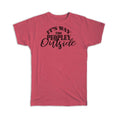 Gift Social Distancing Too Peopley Outside For - Adult & Kids T-Shirts, Sweatshirts & Hoodies apparel design preview 1
