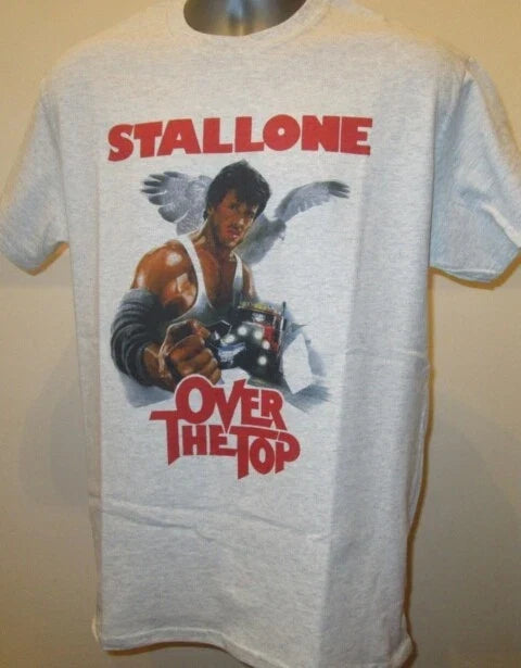 Over The Top 80s Film Poster Sylvester Stallone Rambo - Adult & Kids T-Shirts, Sweatshirts & Hoodies apparel design preview 1