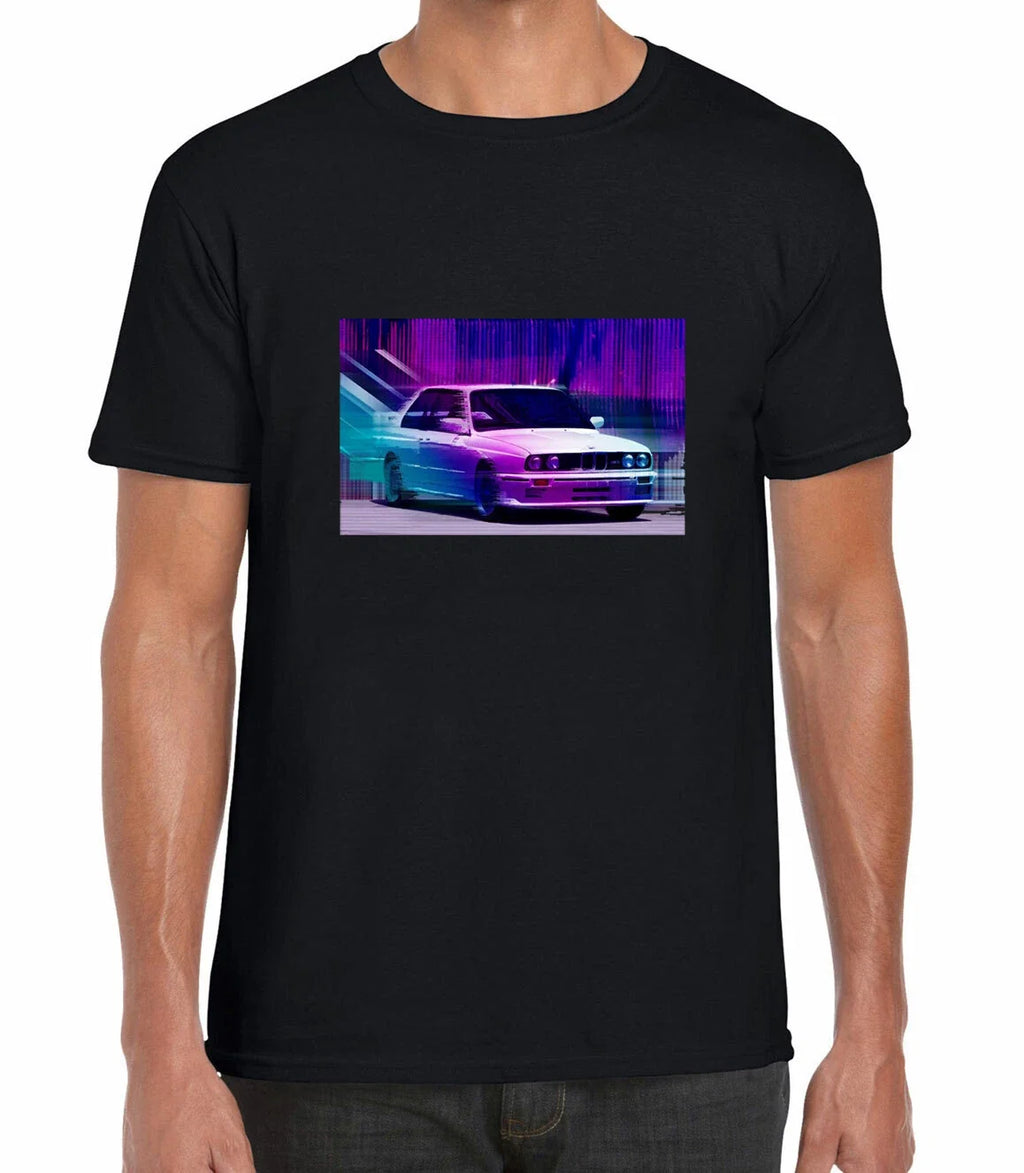 E30 Cyber Glitch Classic Art Rare Trendy Fashion - Adult & Kids T-Shirts, Sweatshirts & Hoodies apparel design preview 1