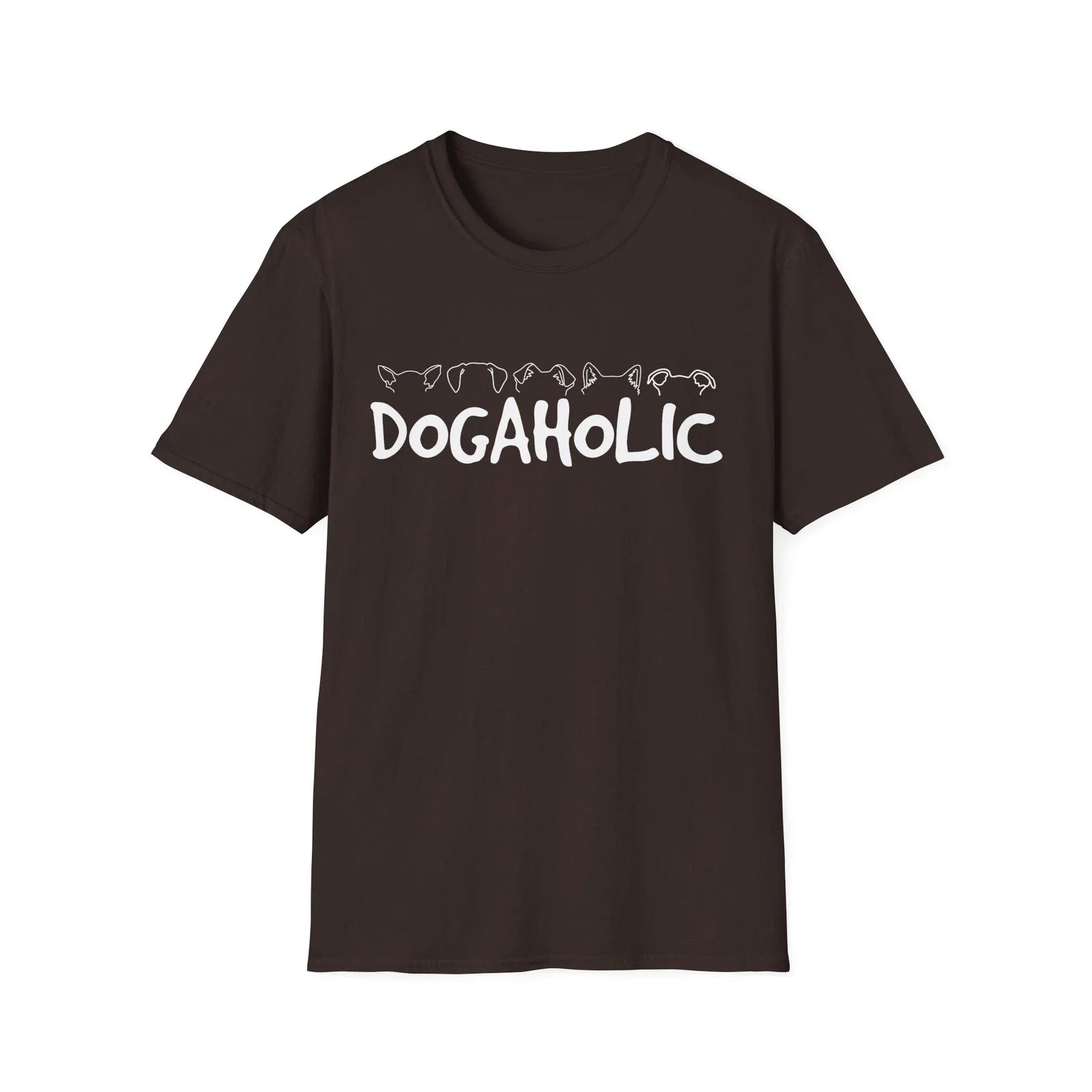Dogaholic Dog Lover Mom Animal Top - Adult & Kids T-Shirts, Sweatshirts & Hoodies apparel design preview 1