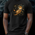 Mens Otter Floating In Space Motif Cotton Size XS to - Adult & Kids T-Shirts, Sweatshirts & Hoodies apparel design preview 1