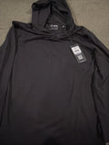 NWT Cuts AO Men's Small Hooded Curve-Hem Black $72 - Adult & Kids T-Shirts, Sweatshirts & Hoodies apparel design preview 1