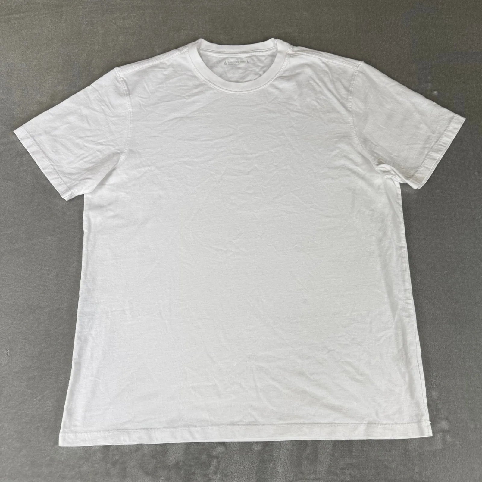 American Giant Premium Slub Crew Mens Large White $65 - Adult & Kids T-Shirts, Sweatshirts & Hoodies apparel design preview 1