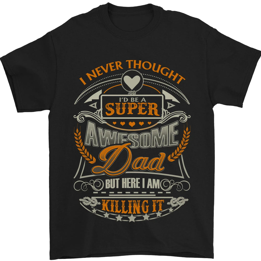 Super Awesome Dad Funny Fathers Day Mens 100% Cotton - Adult & Kids T-Shirts, Sweatshirts & Hoodies apparel design preview 1