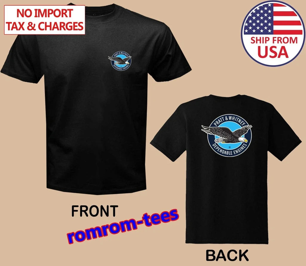 Pratt Whitney Black Size S-5XL - Adult & Kids T-Shirts, Sweatshirts & Hoodies apparel design preview 1