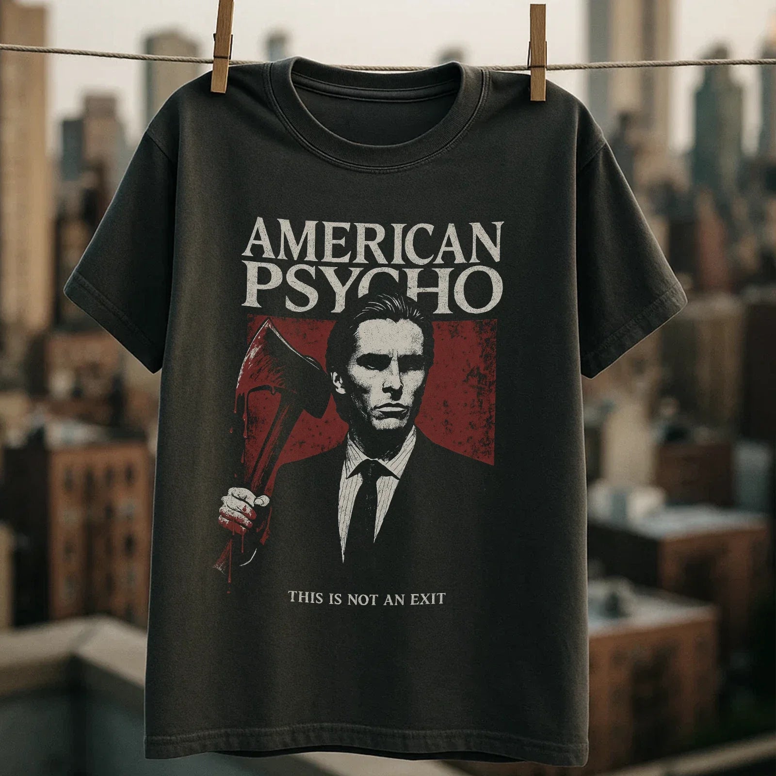 American Psycho Patrick Bateman Horror Movie - Adult & Kids T-Shirts, Sweatshirts & Hoodies apparel design preview 1