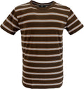 Mens Brown 60s 70s Retro Mod Striped - Adult & Kids T-Shirts, Sweatshirts & Hoodies apparel design preview 1