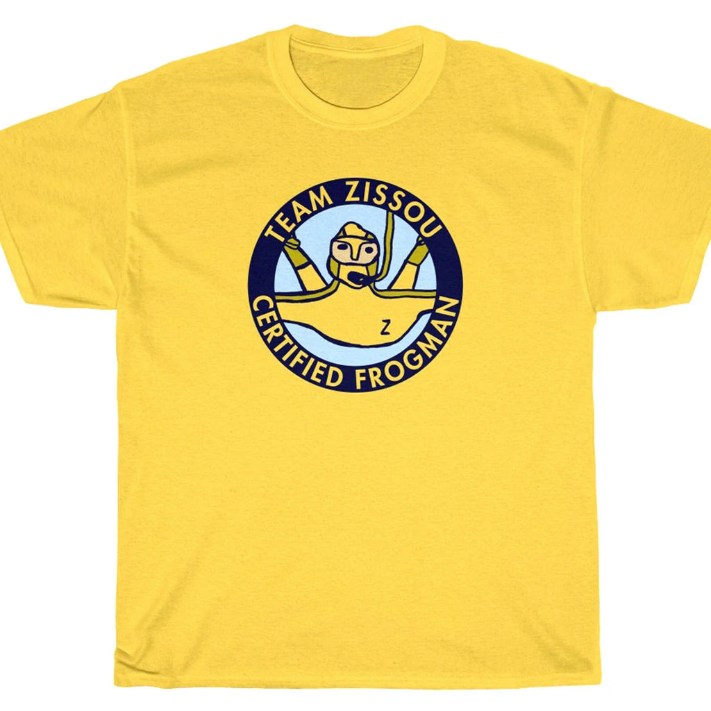 TEAM ZISSOU CERTIFIED FROGMAN Life Steve Scuba - Adult & Kids T-Shirts, Sweatshirts & Hoodies apparel design preview 1