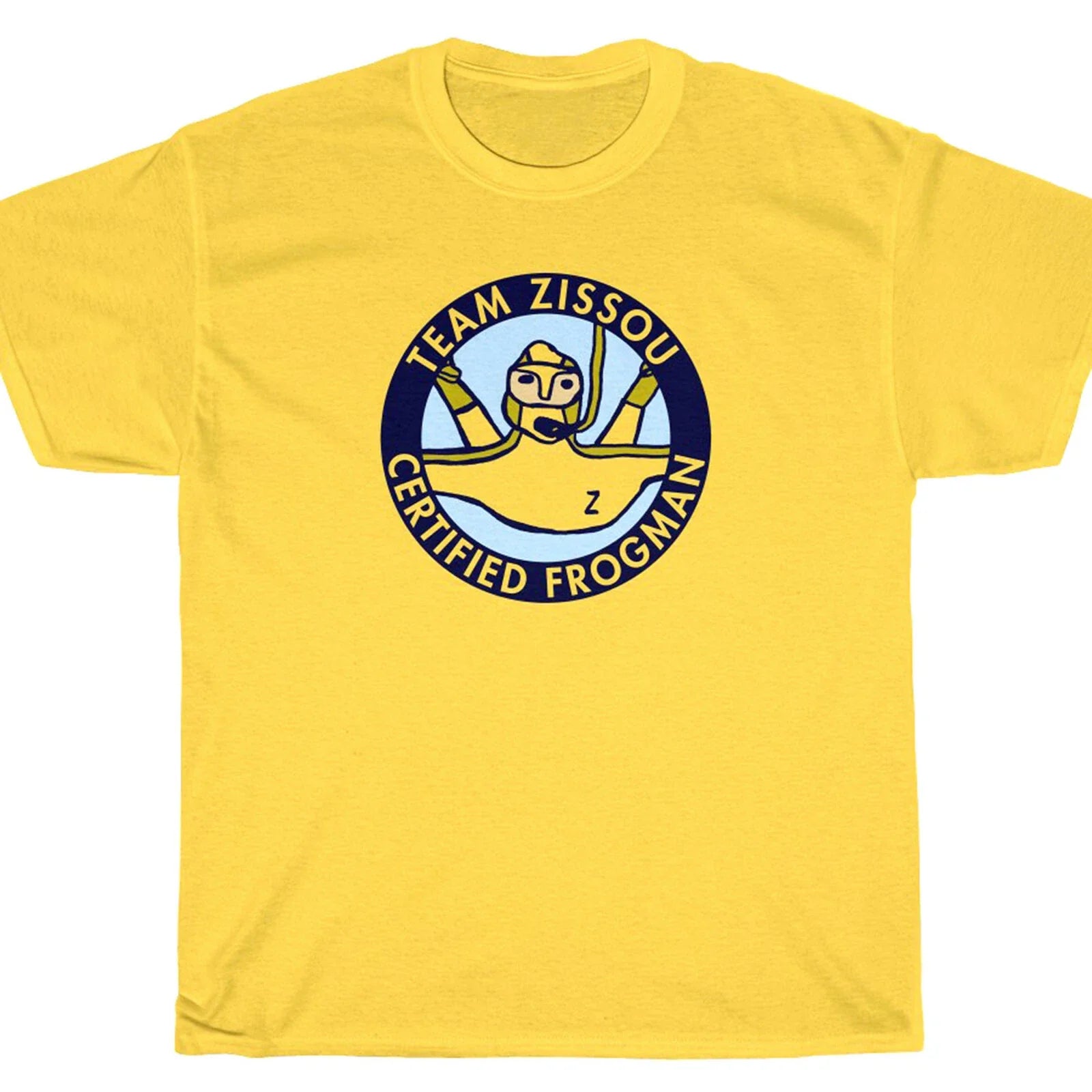 TEAM ZISSOU CERTIFIED FROGMAN Life Steve Scuba - Adult & Kids T-Shirts, Sweatshirts & Hoodies apparel design preview 1