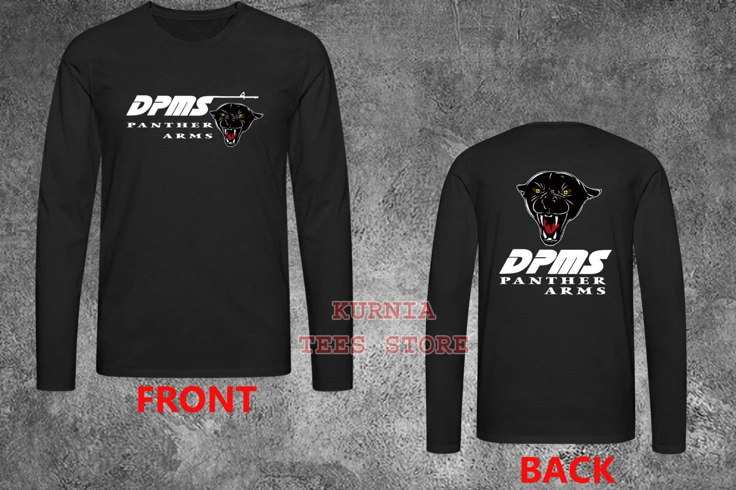 DPMS Panther Arms Guns Firearms Men's Black Size S to - Adult & Kids T-Shirts, Sweatshirts & Hoodies apparel design preview 1