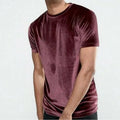 Mens Womens Velvet Short Sleeve Crew Neck Velour Top - Adult & Kids T-Shirts, Sweatshirts & Hoodies apparel design preview 1