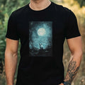 Mens Pig in the Moonlight Motif Cotton Size XS to 5XL - Adult & Kids T-Shirts, Sweatshirts & Hoodies apparel design preview 1