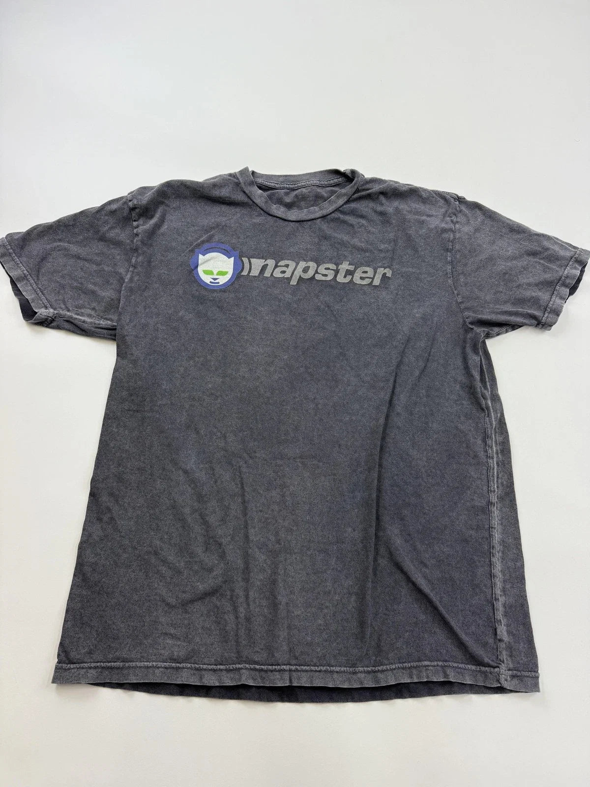 Napster Mens XL Gray Logo Graphic Tagless Y2K - Adult & Kids T-Shirts, Sweatshirts & Hoodies apparel design preview 1