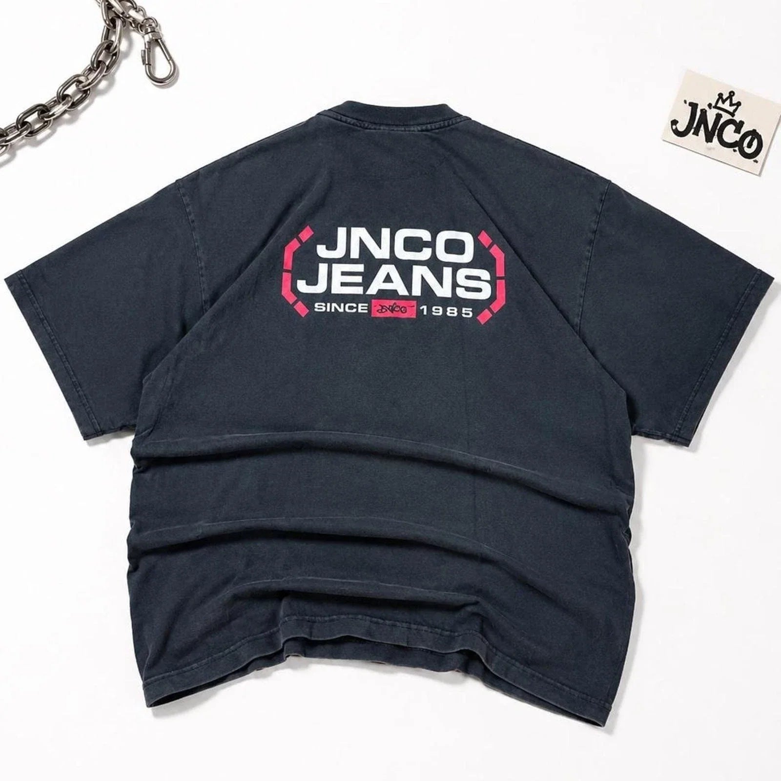 Rare Vintage JNCO USA Made Boxy Graphic XL Y2K Skate - Adult & Kids T-Shirts, Sweatshirts & Hoodies apparel design preview 1