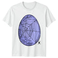 Spooky Spiderweb Pastel Goth Egg Easter Gift - Adult & Kids T-Shirts, Sweatshirts & Hoodies apparel design preview 1
