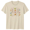 Groovy Retro Dancing Skeleton Bunny Goth Easter - Adult & Kids T-Shirts, Sweatshirts & Hoodies apparel design preview 1