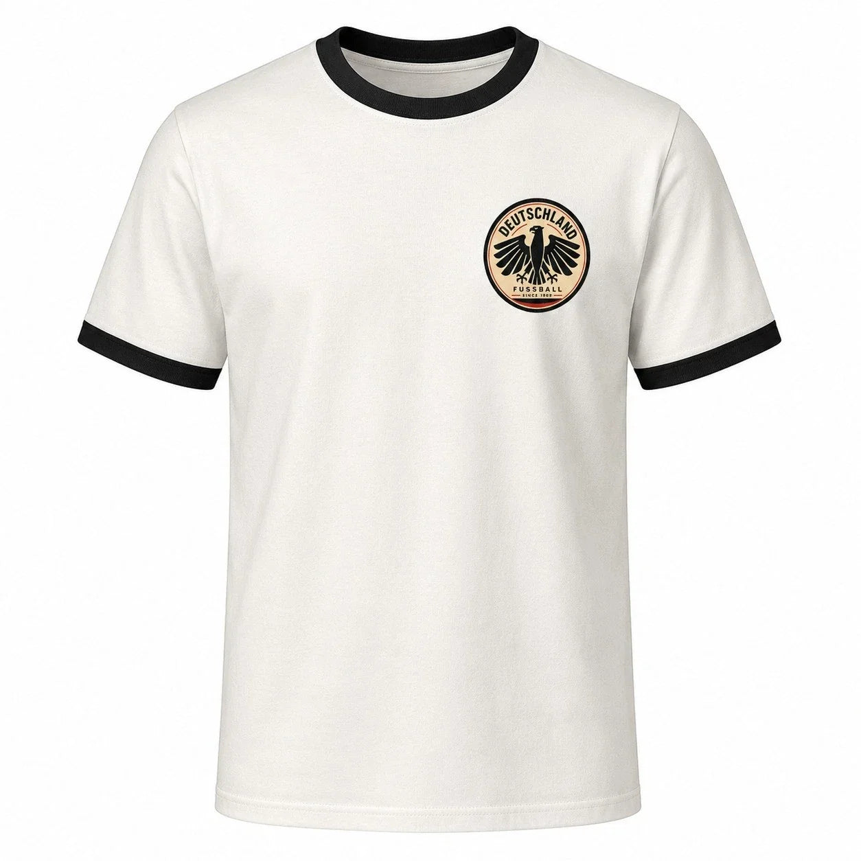 Retro Germany Ringer Unofficial Football Fan Eagle - Adult & Kids T-Shirts, Sweatshirts & Hoodies apparel design preview 1