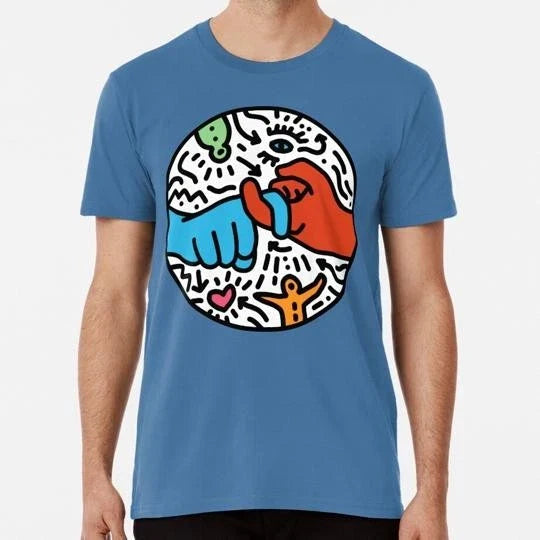 Asl Sign For Friend Pop Art Style White Size S to 5XL - Adult & Kids T-Shirts, Sweatshirts & Hoodies apparel design preview 1